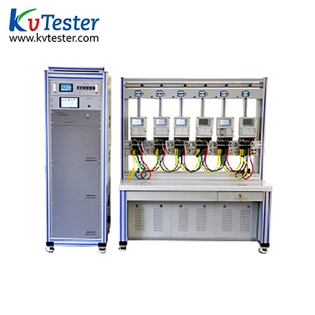 Three phase electric energy meter calibration platform